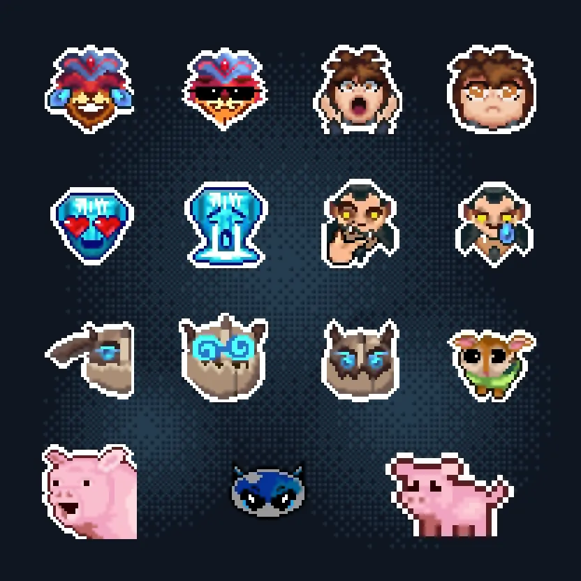 1w Telegram emoticons pack
